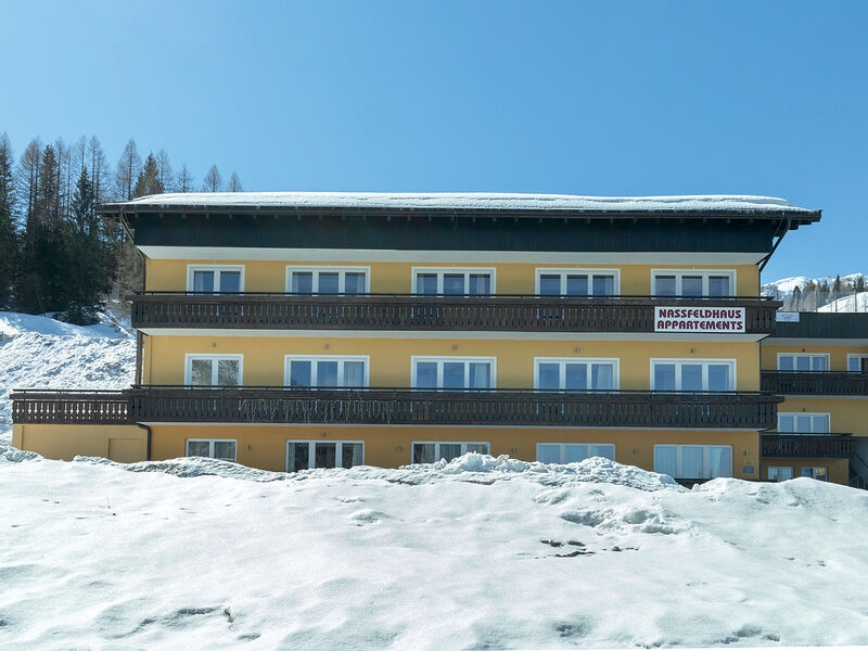 Apt. dům Nassfeldhaus se skipasem