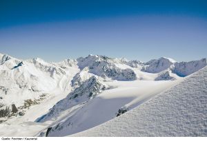 Lyžování v údolí Kaunertal - ilustrační fotografie