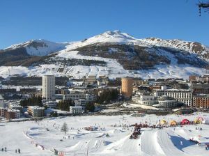 Sestriere / Via Lattea - ilustrační fotografie