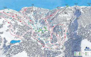 Lyžařská mapa skiareálu Hochkar