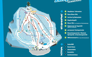 Lyžařská mapa skiareálu Zauberberg